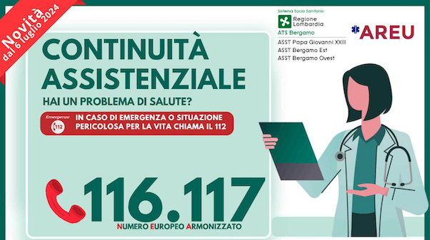 Continuità Assistenziale - Avvio della Centrale UNI.CA Bergamo
